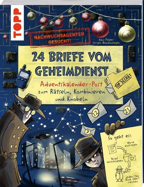 TOPP Nachwuchsagenten gesucht! 24 Briefe vom Geheimdienst Adventskalender