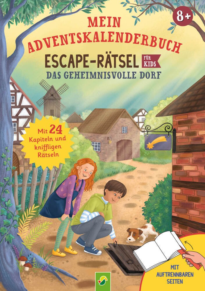 Schwager & Steinlein Mein Adventkalenderbuch Escape-Rätsel für Kids – Das geheimnisvolle Dorf Adventskalender 2026