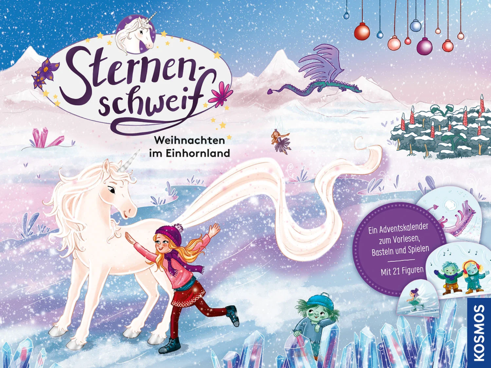 KOSMOS Sternenschweif Adventskalender – Weihnachten im Einhornland