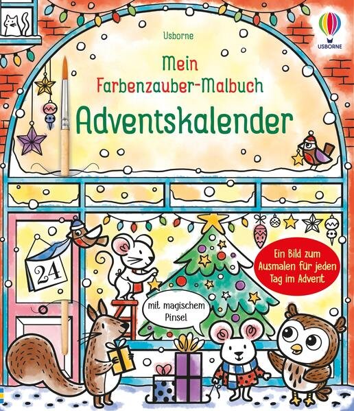 Usborne Mein Farbenzauber-Malbuch – Adventskalender