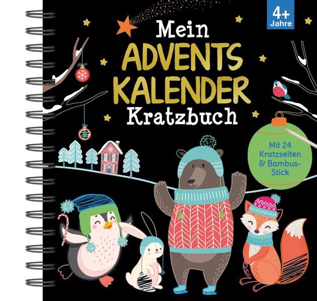 Schwager & Steinlein Mein Adventskalender-Kratzbuch