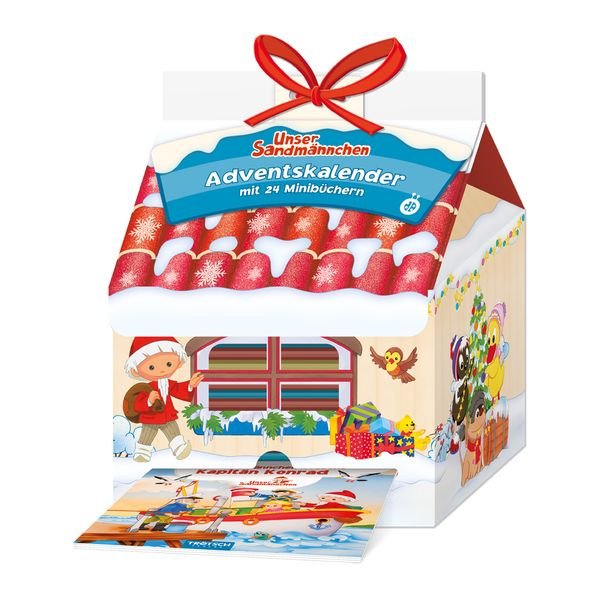 Trötsch Unser Sandmännchen und seine Freunde – Adventskalender mit 24 Minibüchern