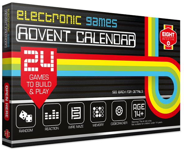 Franzis Electronic Games Adventskalender – 24 elektronische Spiele zum Selberbauen