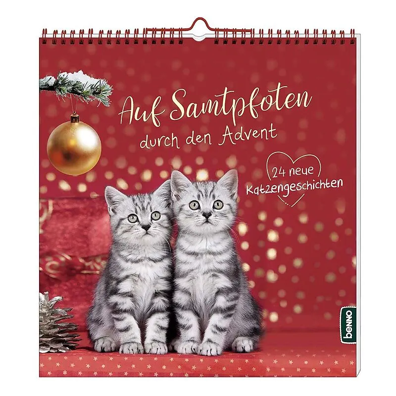 St. Benno Verlag Auf Samtpfoten durch den Advent – 24 neue Katzengeschichten Adventskalender