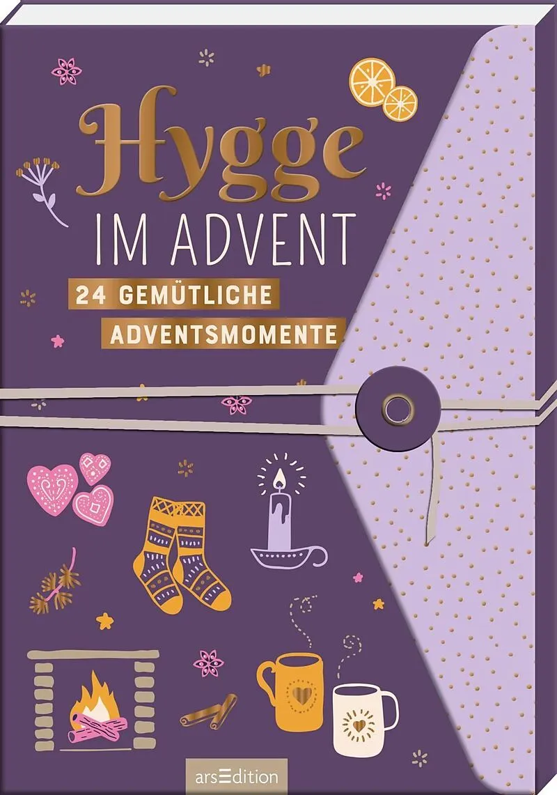 arsEdition Hygge im Advent – 24 gemütliche Adventsmomente zum Aufschneiden Adventskalender