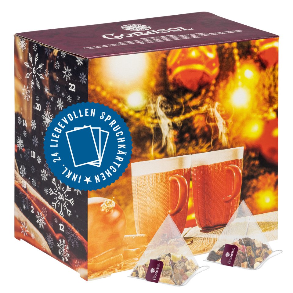 Corasol Tee-Adventskalender 2026 für Zwei