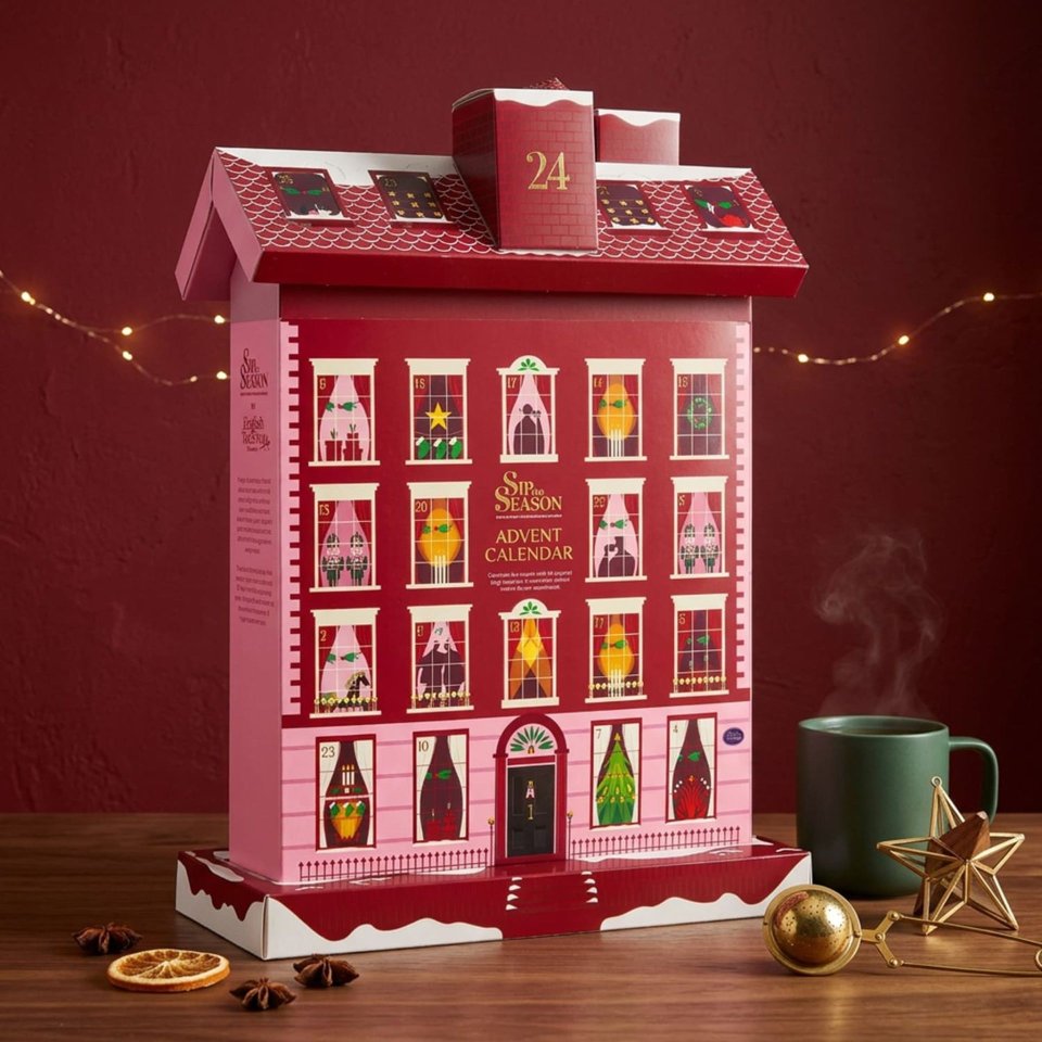 English Tea Shop Bio-Tee-Adventskalender 2026 „Winter Cottage“
