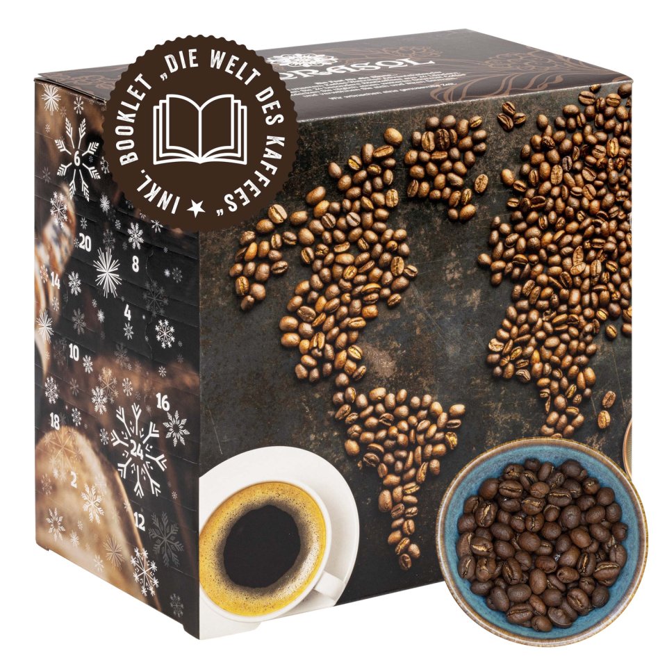 Corasol Kaffee-Weltreise Adventskalender 2026