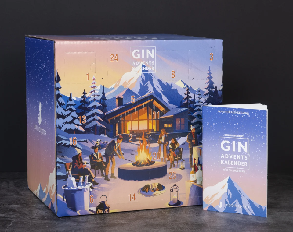 LIQUID DIRECTOR Gin-Adventskalender 2026 mit Tonic