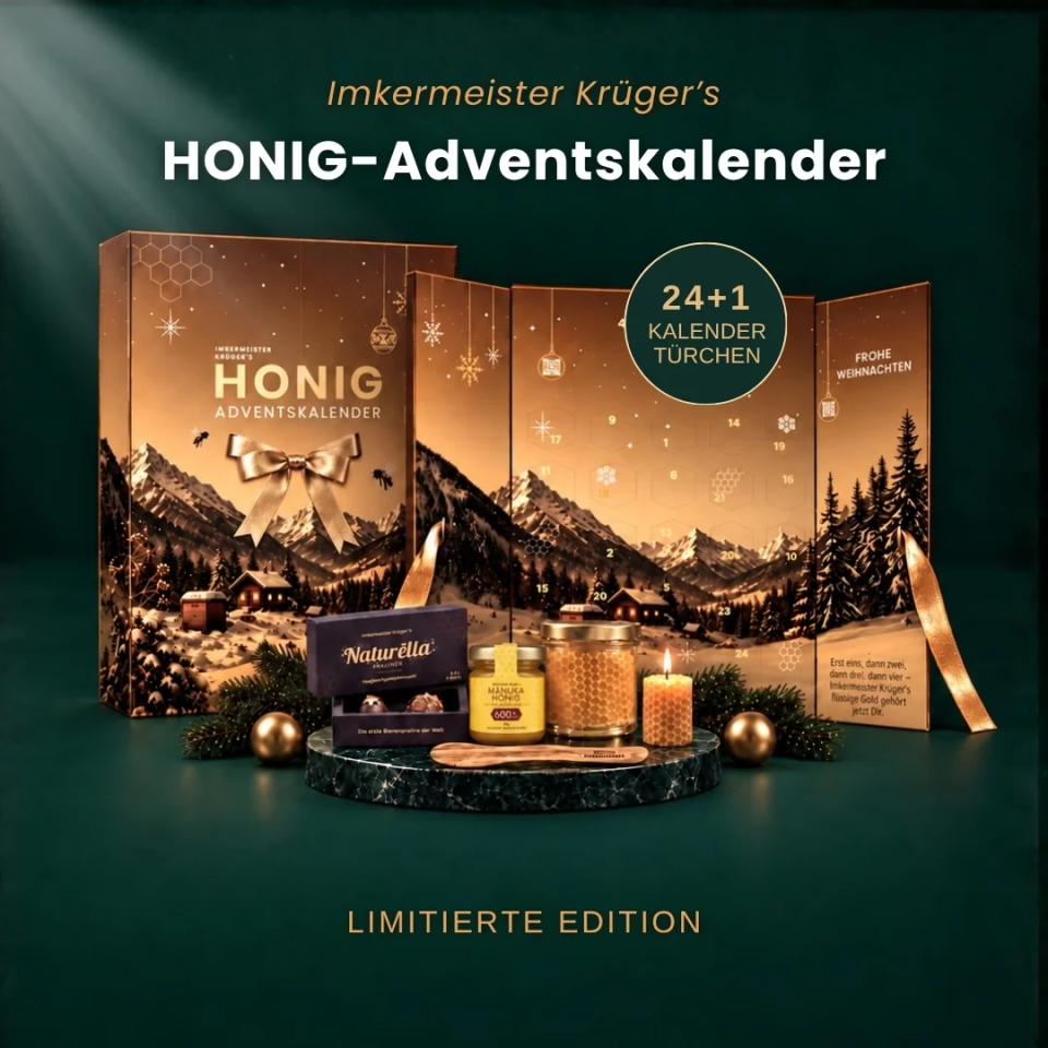 Imkermeister Krügers Honig-Adventskalender 2026