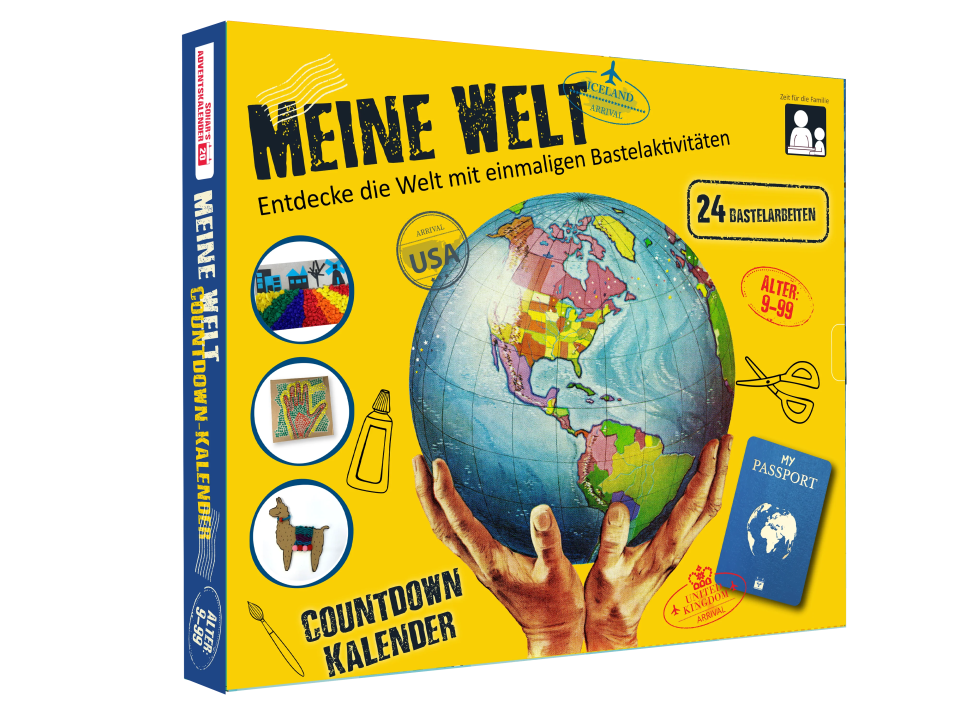 Bastel-Adventskalender „Meine Welt“ 2026