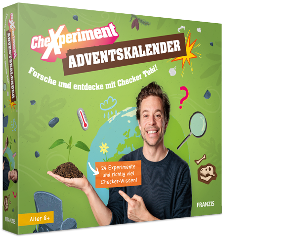 FRANZIS CheXperiment Adventskalender mit Checker Tobi 2026