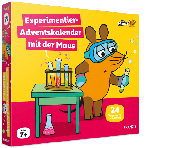 FRANZIS Experimentier-Adventskalender mit der Maus 2026