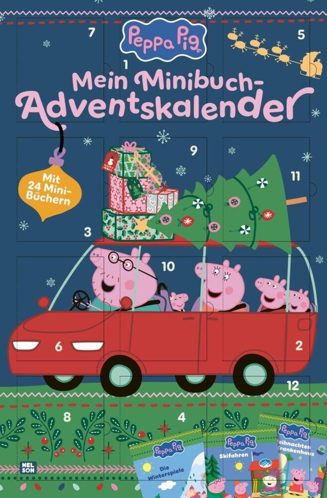 Nelson Peppa Wutz Minibuch-Adventskalender 2026