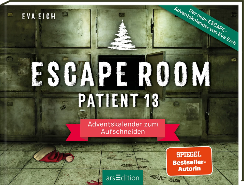 arsEdition Escape Room Patient 13 – Adventskalender zum Aufschneiden