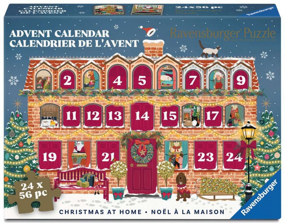 Ravensburger Puzzle-Adventskalender „Christmas at Home“