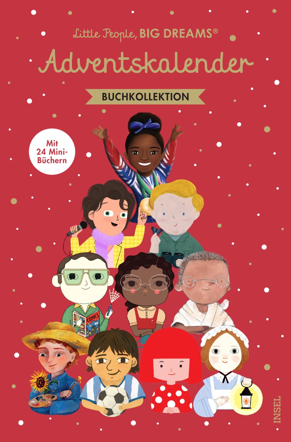 Insel Verlag Little People, BIG DREAMS Minibuch-Adventskalender 2026