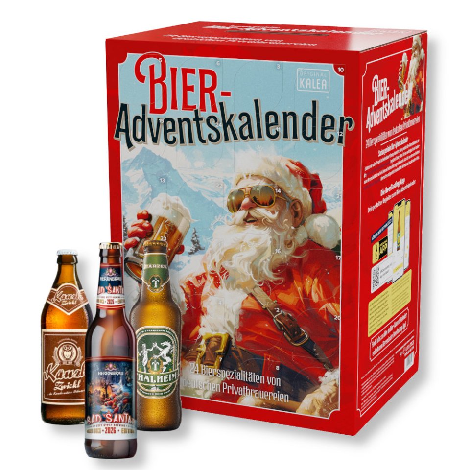 Kalea Bier-Adventskalender 2026 „Happy Santa“