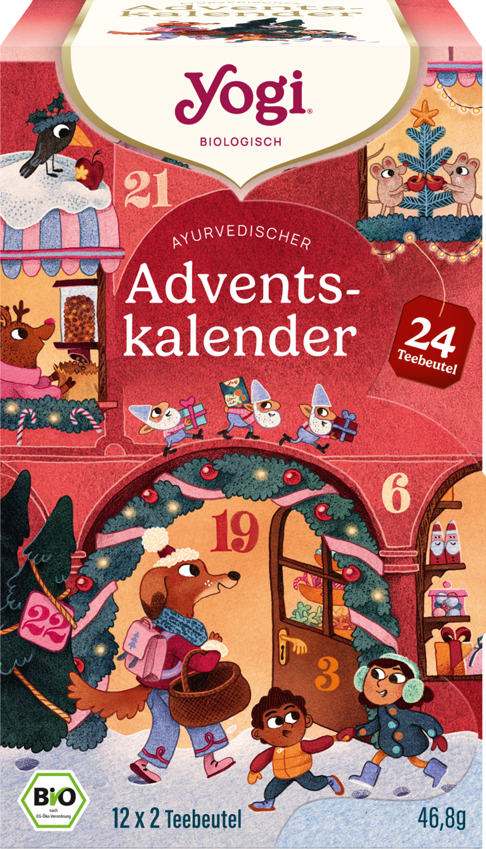 YOGI TEA Bio-Kräutertee-Adventskalender 2026