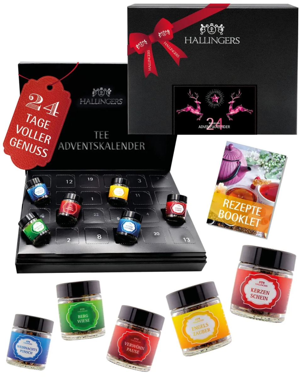 Hallingers Tee-Adventskalender „Pinke Elche“