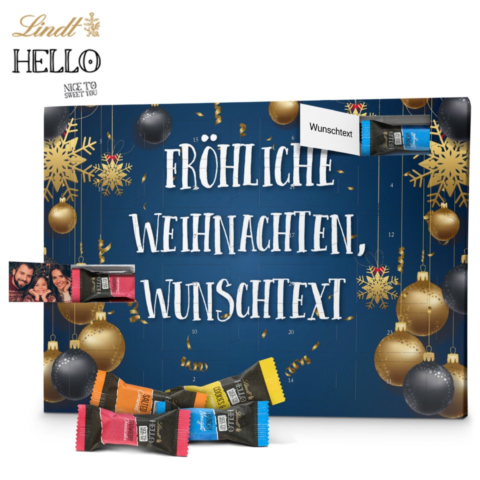 Lindt HELLO Foto-Adventskalender
