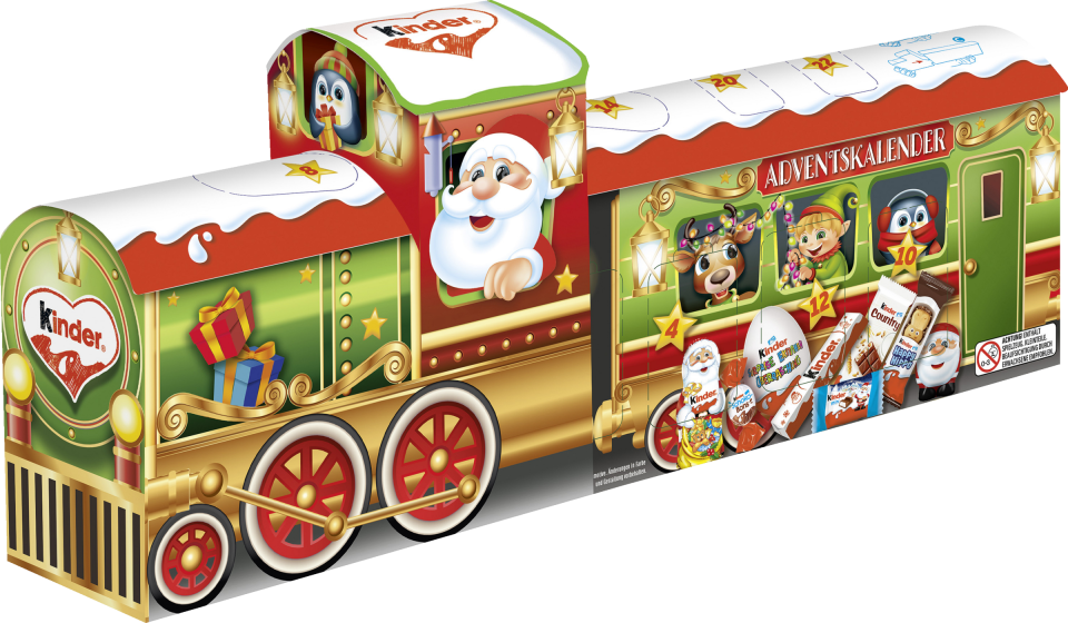 kinder (Ferrero) kinder Mix Adventskalender 3D-Zug 2026