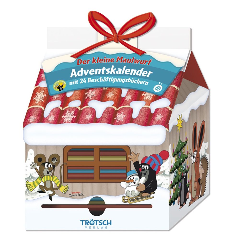 TRÖTSCH Adventskalender-Haus „Der kleine Maulwurf“
