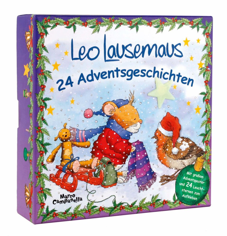 Lingen Adventsbox Leo Lausemaus – 24 Adventsgeschichten Adventskalender