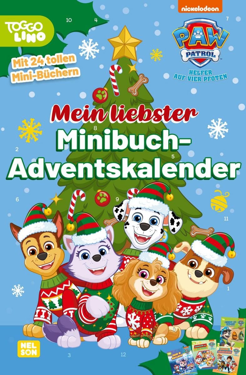 Nelson PAW Patrol: Mein liebster Minibuch-Adventskalender