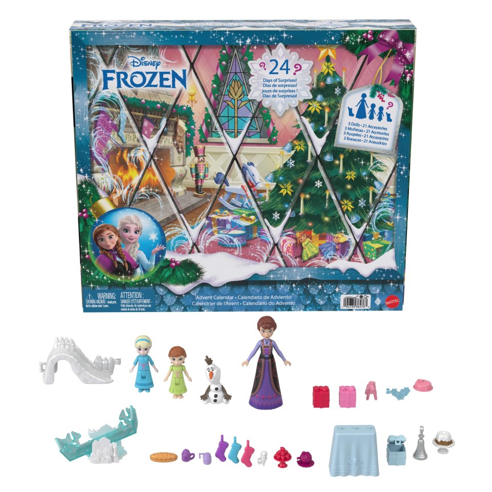 Mattel / Disney Frozen Mattel Disney Die Eiskönigin Kleine Puppen Adventskalender 2026