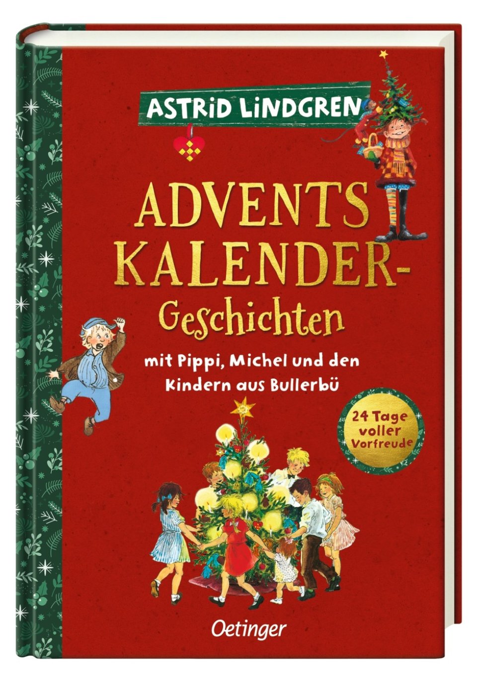 Oetinger Adventskalender-Geschichten mit Pippi, Michel und den Kindern aus Bullerbü