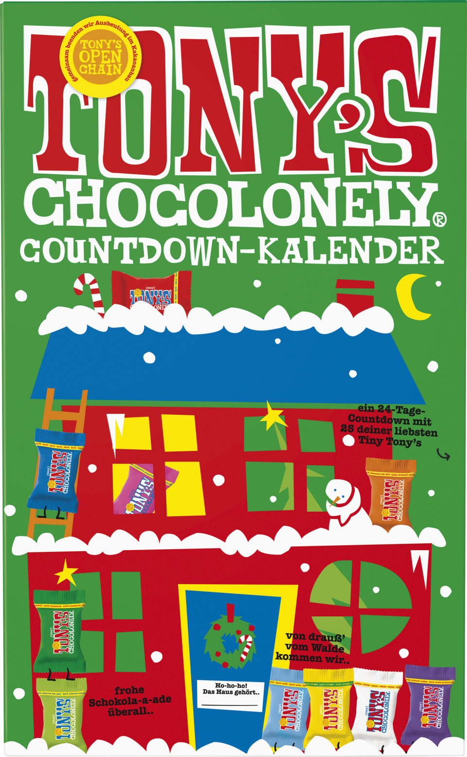 Tony's Chocolonely Countdown-Kalender 2026 Adventskalender