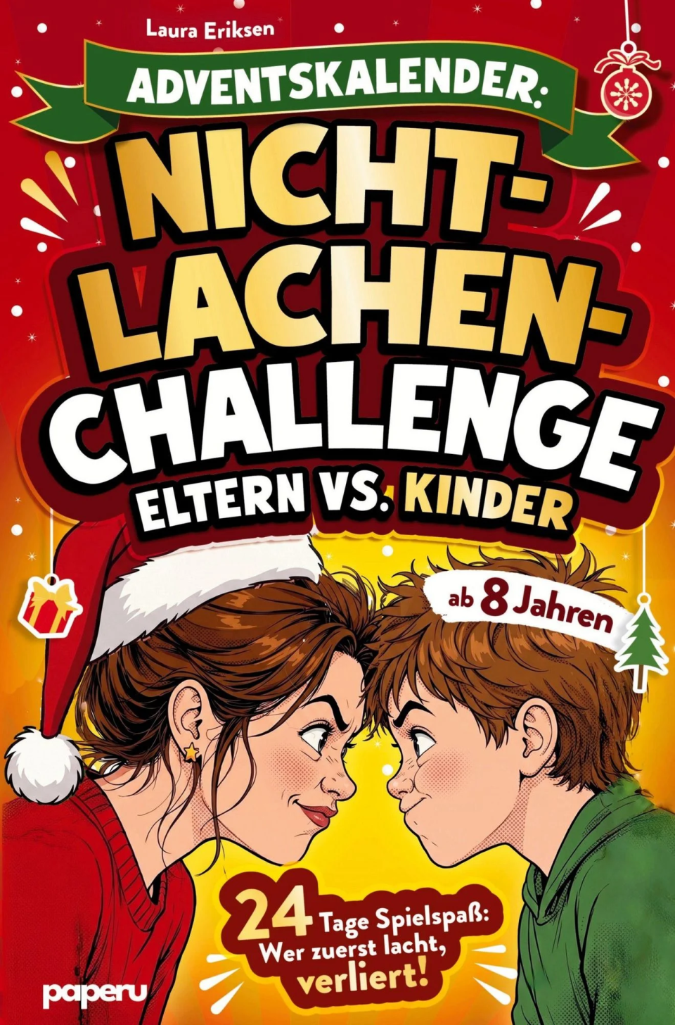 paperu Adventskalender: Nicht-Lachen-Challenge – Eltern vs. Kinder 2026