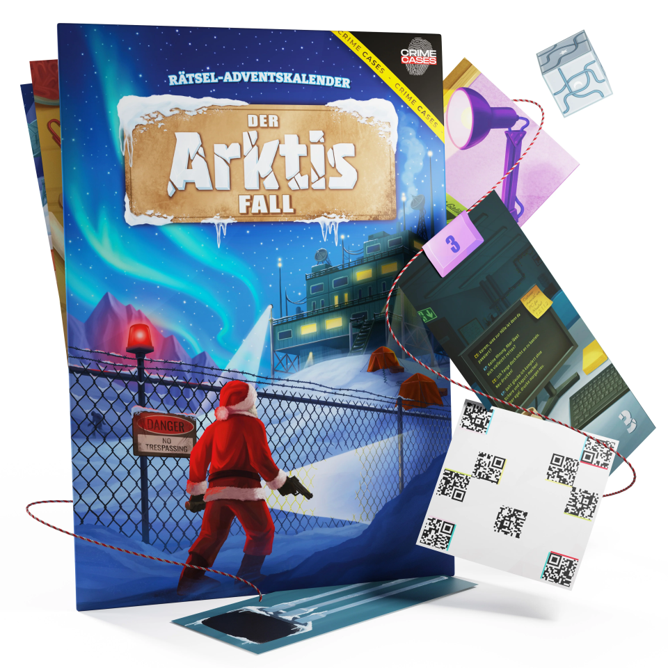 CRIMECASES Rätsel-Adventskalender 2026 „Der Arktis-Fall“