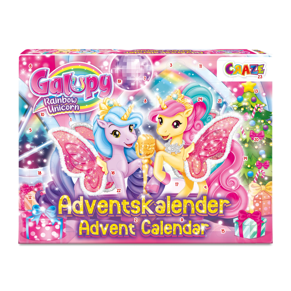 CRAZE Galupy Rainbow Unicorn Adventskalender 2026