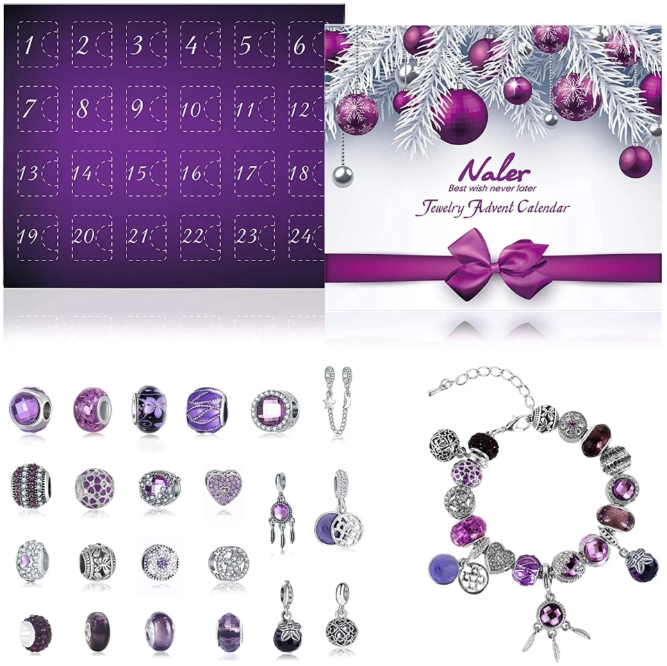 Naler Schmuck-Adventskalender 2026 mit Charm-Armband und Halskette