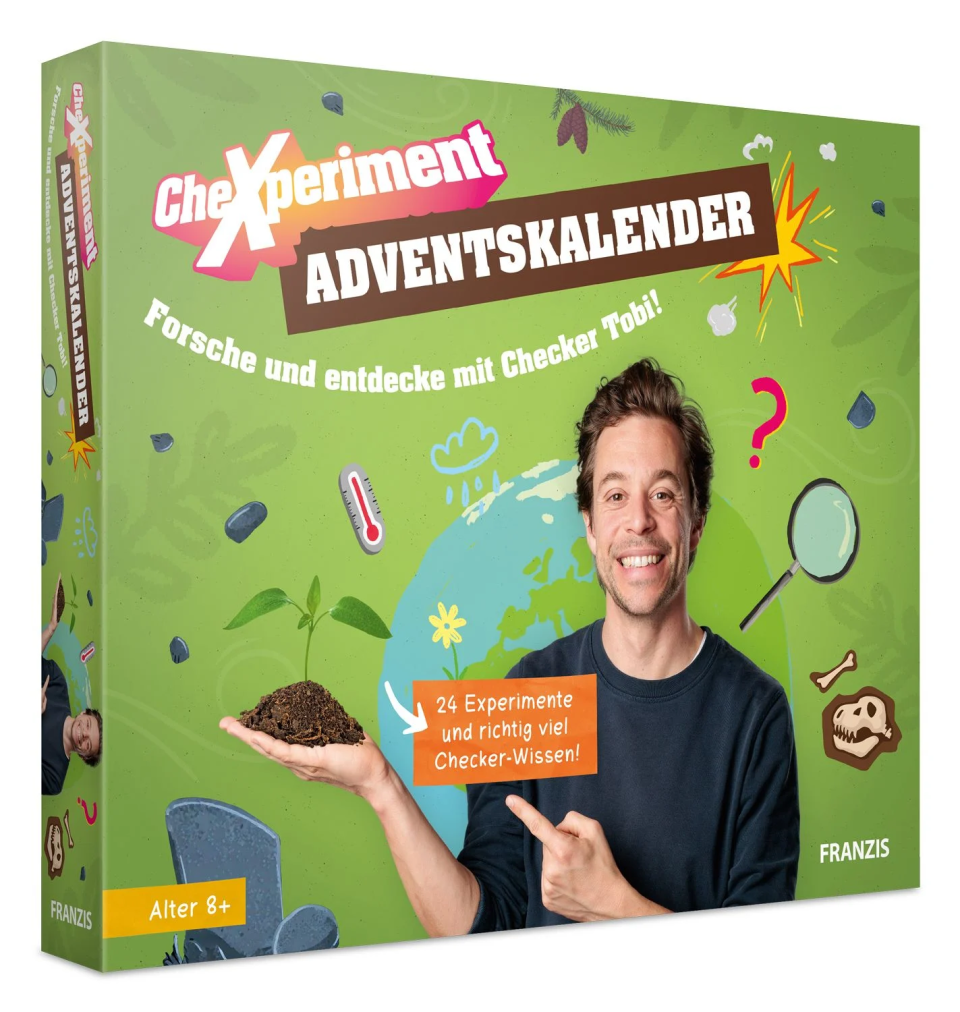Franzis CheXperiment Adventskalender – Forsche und entdecke mit Checker Tobi