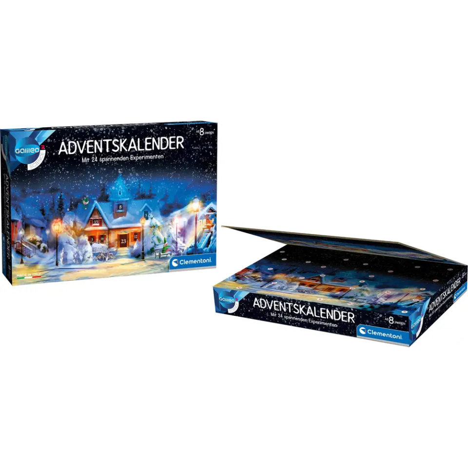 Clementoni Galileo Science Adventskalender mit 24 Experimenten