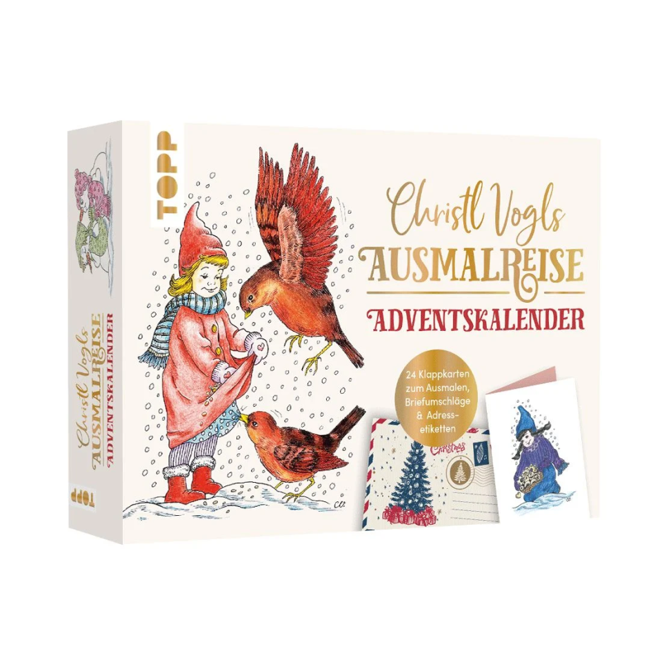 TOPP / Frechverlag Christl Vogls Ausmalreise – der Adventskalender