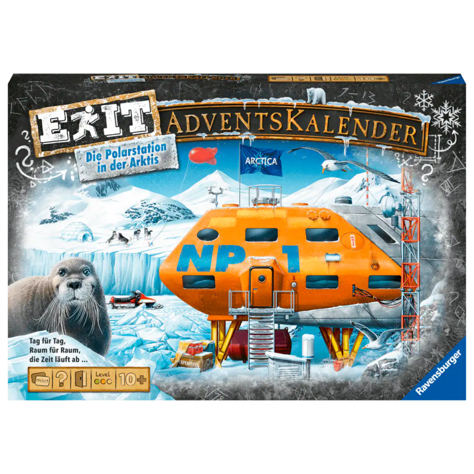 Ravensburger EXIT Adventskalender – Die Polarstation in der Arktis