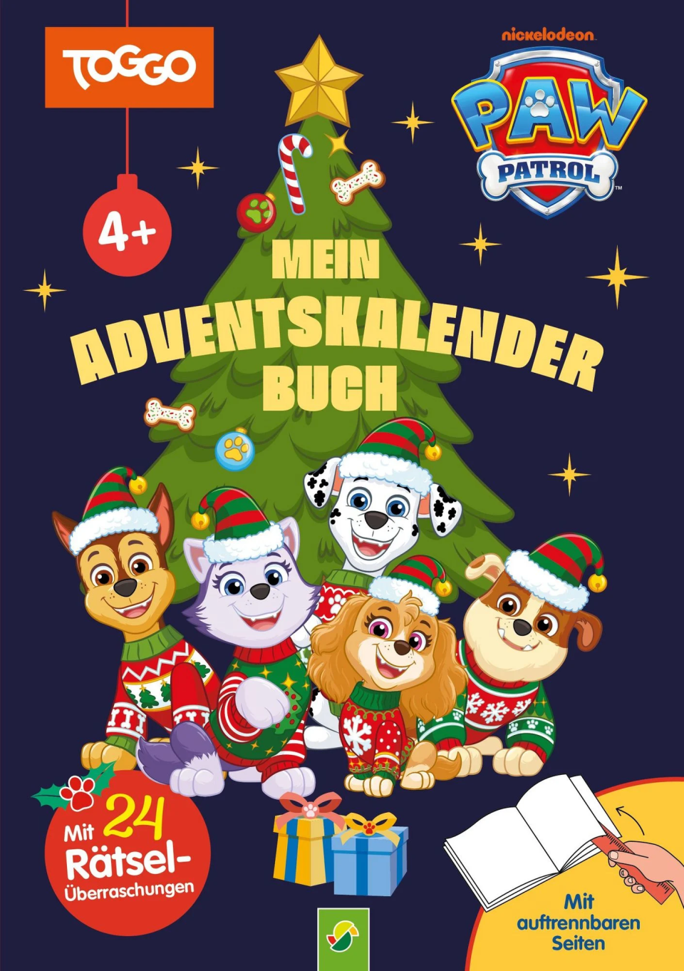 PAW Patrol (Schwager & Steinlein) Mein Adventskalenderbuch mit 24 Rätsel-Überraschungen