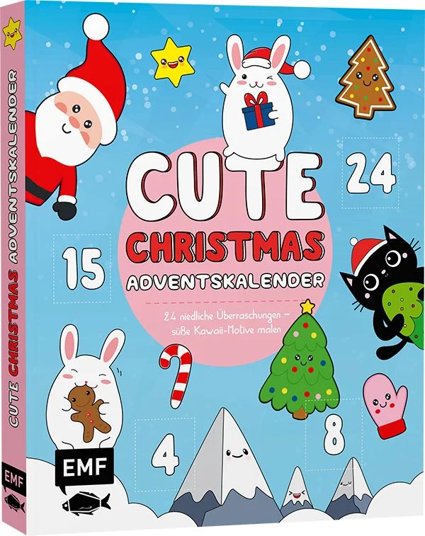 Edition Michael Fischer (EMF) Mein Kawaii-Adventskalender-Buch: Cute Christmas