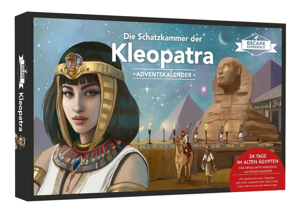 TOPP (frechverlag) Escape Experience Adventskalender – Die Schatzkammer der Kleopatra