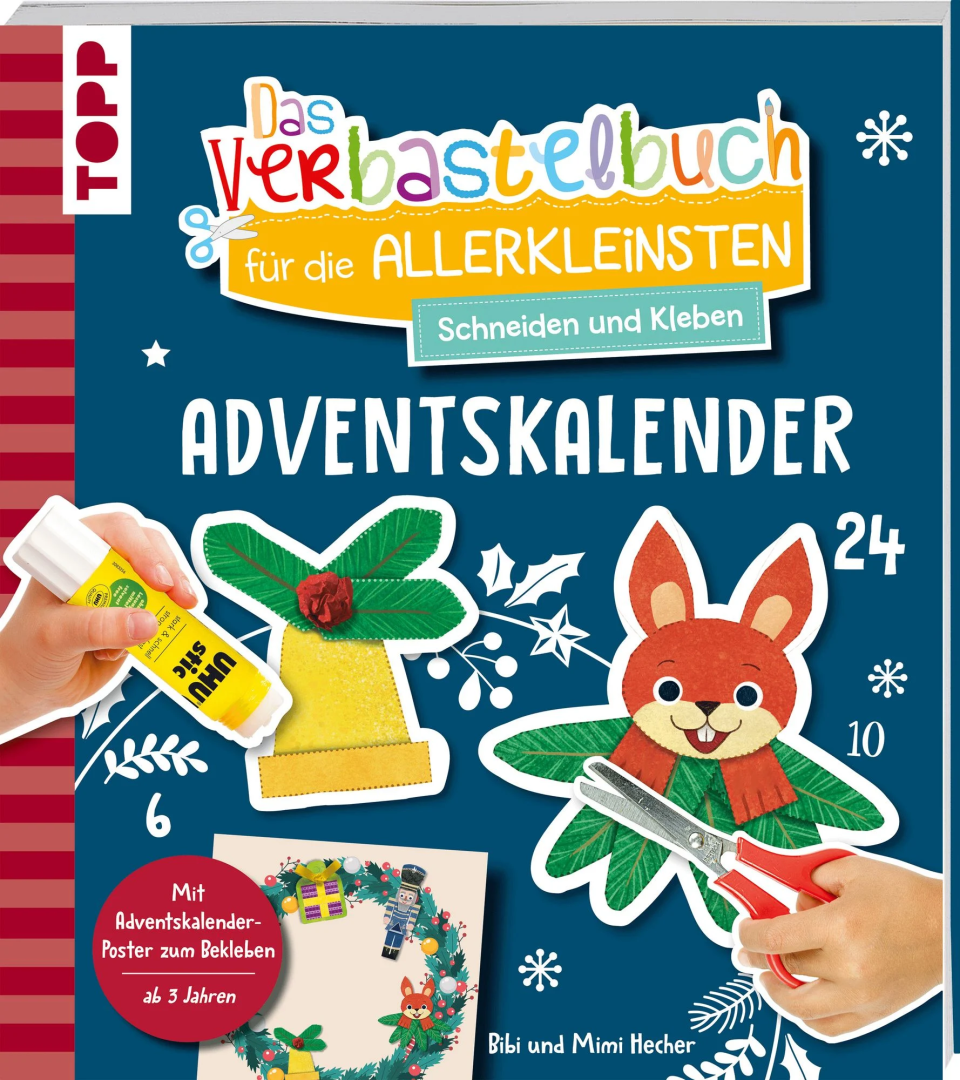 TOPP (frechverlag) Das Adventskalender-Verbastelbuch für die Allerkleinsten – Türkranz