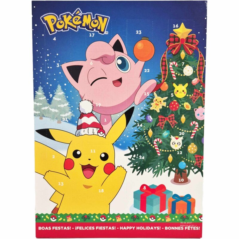 Wawi Pokémon Adventskalender mit Vollmilch-Schokolade 75 g