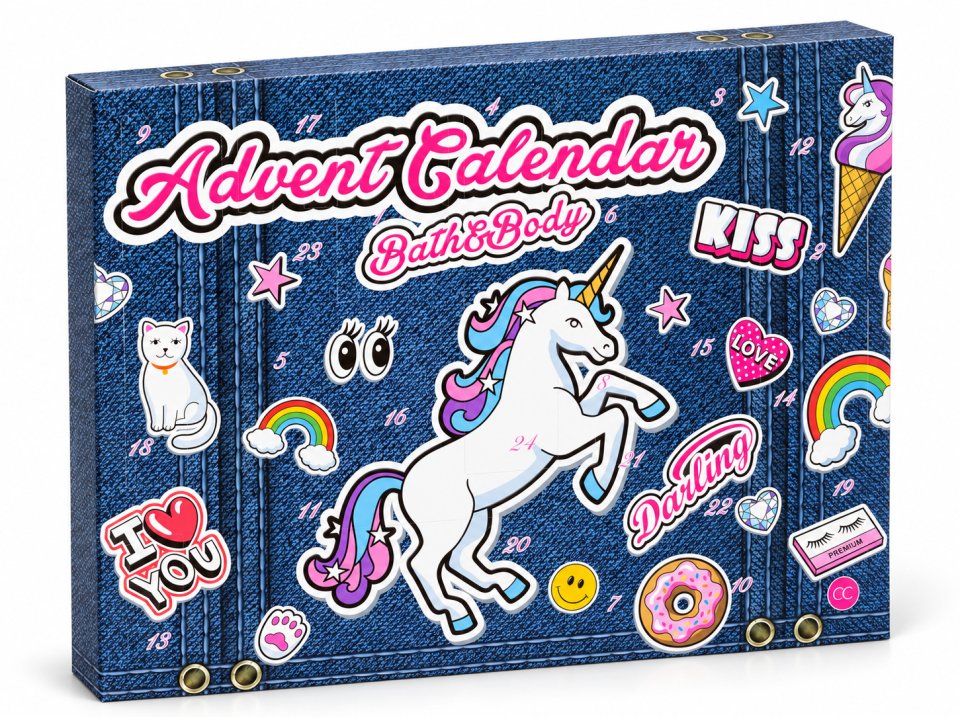 matrasa Einhorn-Körperpflege-Adventskalender XXL – Jeans Edition