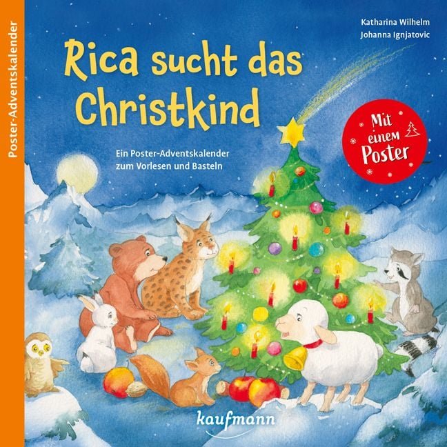 Kaufmann Rica sucht das Christkind – Poster-Adventskalender