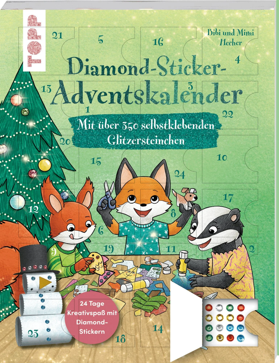 TOPP / frechverlag Diamond-Sticker-Adventskalender