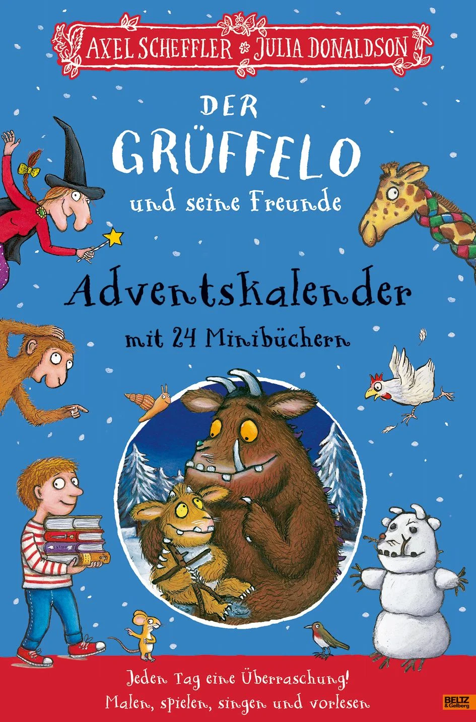 Beltz & Gelberg Der Grüffelo und seine Freunde – Adventskalender mit 24 Minibüchern