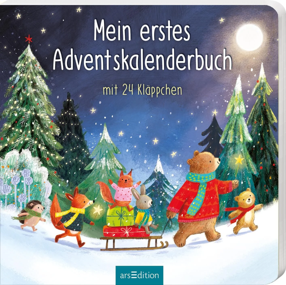 arsEdition Mein erstes Adventskalenderbuch – mit 24 Kläppchen